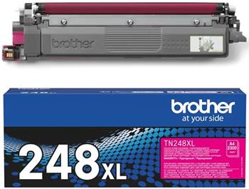 Brother originál toner TN248XLM, magenta, 2300str., Brother DCP-L3520CDW, DCP-L3560CDW, HL-L3220CW,