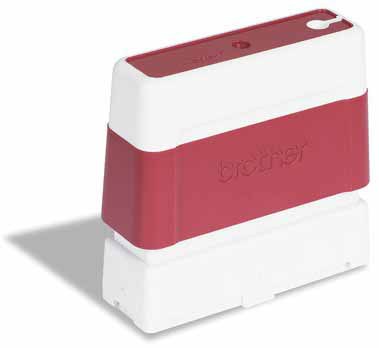 Brother PR-1438R, razítko červené (14x38 mm) PR1438R6P