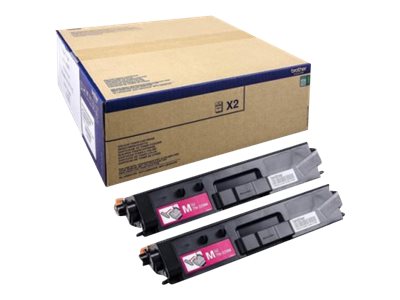Brother TN-329M - 2-balení - purpurová - originál - kazeta s barvivem - pro Brother DCP-L8450CDW, H TN329MTWIN