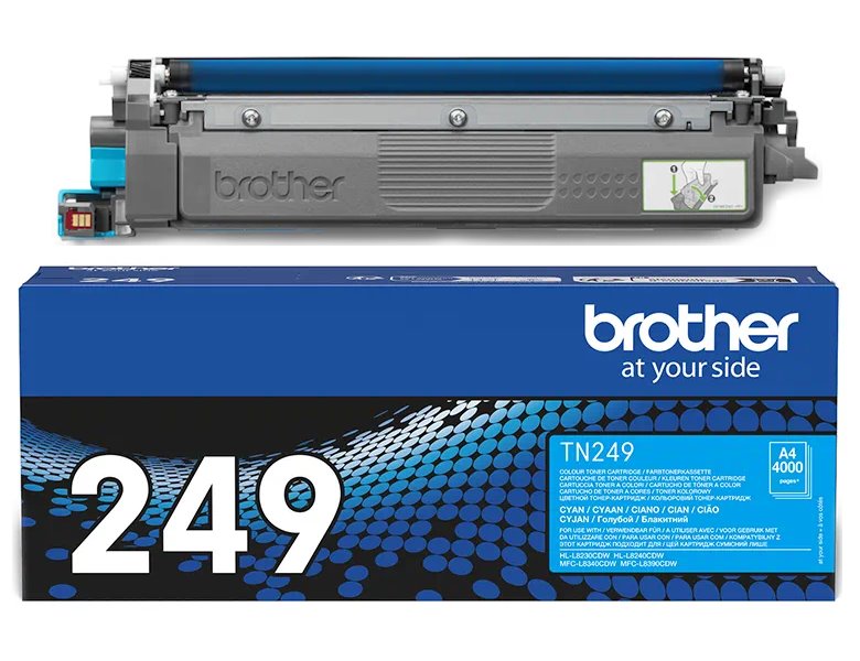 BROTHER toner TN-249C pro HL-L8240CDW, MFC-L8390CDW / 4000 stran / azurový TN249C