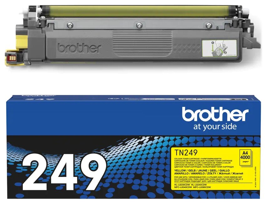 BROTHER toner TN-249Y pro HL-L8240CDW, MFC-L8390CDW / 4000 stran / žlutý TN249Y