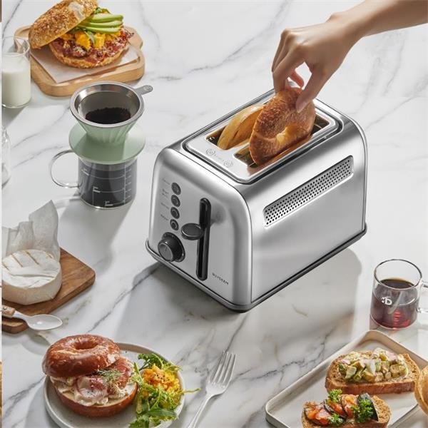 BUYDEEM 2-plátkový hriankovač, model DT620E, farba nerezová oceľ, EU DT620E-SS/EU