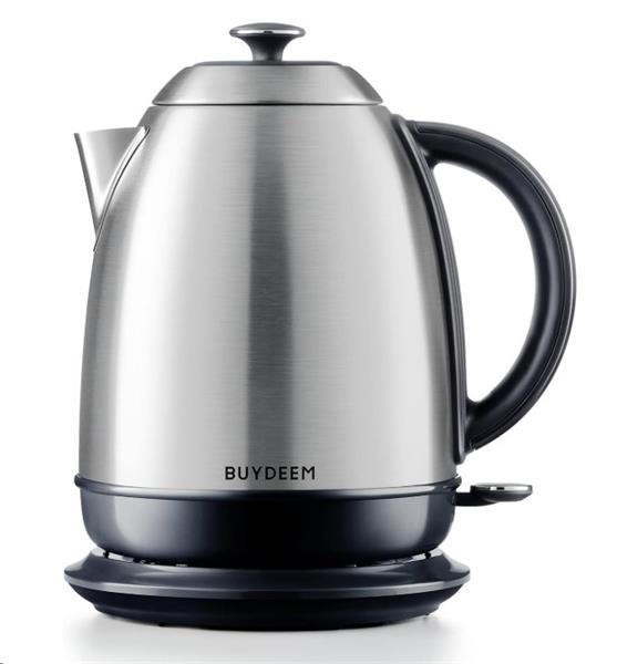 BUYDEEM Elektrická kanvica, model K640, farba nerezová oceľ, EU K640-SS/EU