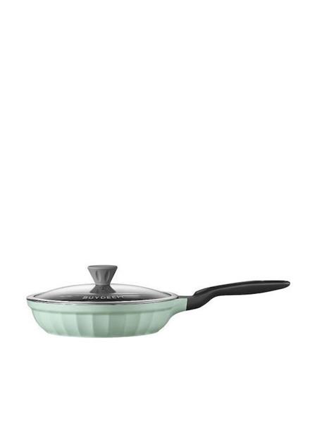 BUYDEEM Hliníková nepriľnavá panvica 25 cm, model CP151, farba útulná zelená CP151-CG