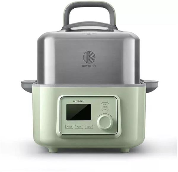 BUYDEEM Multifunkčný digitálny parný hrniec, model G564, farba zelená, EU G564-CG/EU