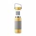 BUYDEEM Termoska so sitkom na čaj 400 ml, model CD1011, farba jemná žltá CD1011-MY