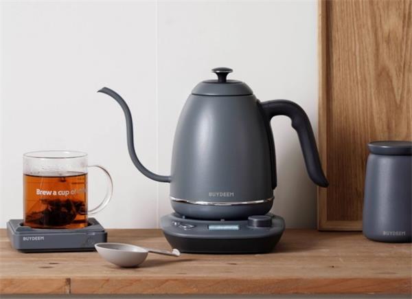 BUYDEEM Varná kanvica s husím krkom na kávu, model K821, farba šedá K821-IG/EU