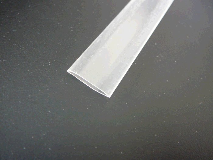 Bužírka TLE smršťovací 3/8 (9 mm) - transparentní (1 m)