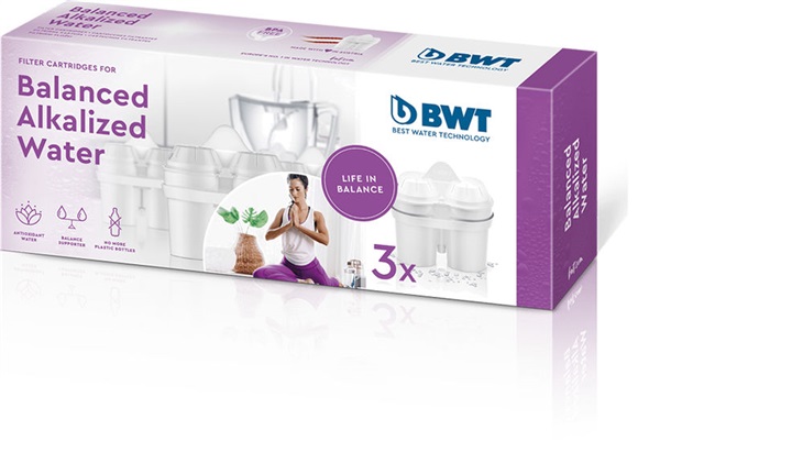 BWT Alkalická voda + hořčík 3ks 9022001908766