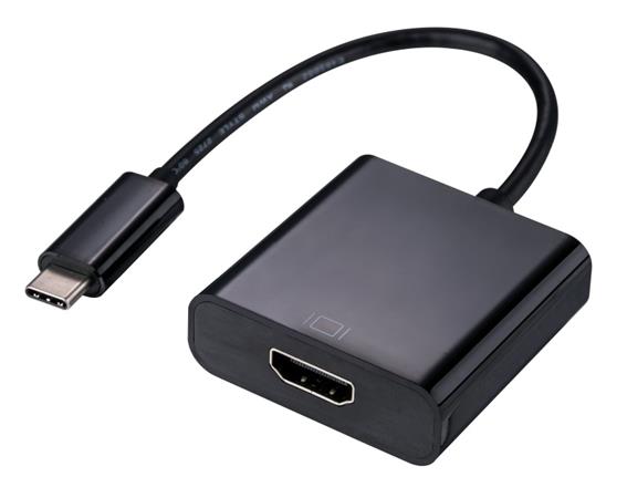 C-TECH Adaptér Type-C na HDMI, M/F, 15cm KABCTA116