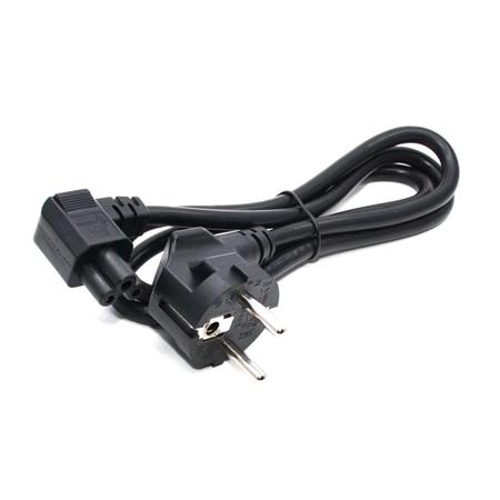 C-TECH Kabel síťový 1,8m VDE 220/230V napájecí notebook 3 pin Schuko, lomený KABCT1A2X