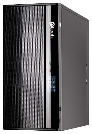 C-TECH MidiTower SHINOBI, 500W, gaming,dvířka, LCD 209000997