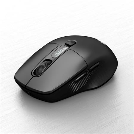 C-TECH myš WLM-13 Dual mode, bezdrátová, BT5.0 + 2,4GHz, 1600DPI, 6 tlačítek, USB nano receiver, černá WLM-13BK