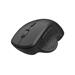 C-TECH myš WLM-14BK Dual mode, bezdrátová, ergo, BT5.0 + 2,4GHz, 1600DPI, 6 tlačítek, USB nano receiver, černá