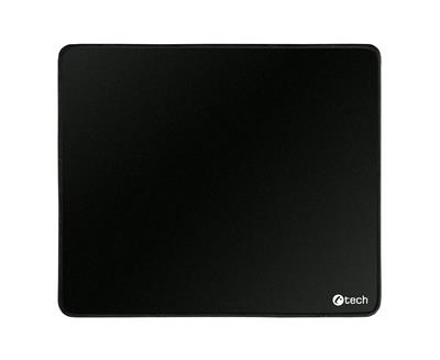 C-TECH podložka pod myš MP-01S-BK, černá, 240x200x4mm, obšité okraje