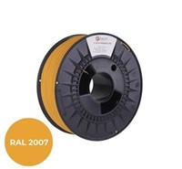C-TECH Tisková struna (filament) PREMIUM LINE, PLA, luminiscenční světlá oranžová, RAL2007, 1,75mm, 1 3DF-P-PLA1.75-2007