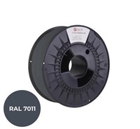 C-TECH Tisková struna (filament) PREMIUM LINE, PLA, ocelová šedá, RAL7011, 1,75mm, 1kg 3DF-P-PLA1.75-7011
