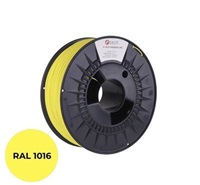 C-TECH Tisková struna (filament) PREMIUM LINE, PLA, sírová žlutá, RAL1016, 1,75mm, 1kg 3DF-P-PLA1.75-1016