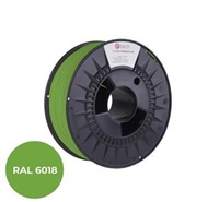 C-TECH Tisková struna (filament) PREMIUM LINE, PLA, zelenožlutá, RAL6018, 1,75mm, 1kg 3DF-P-PLA1.75-6018