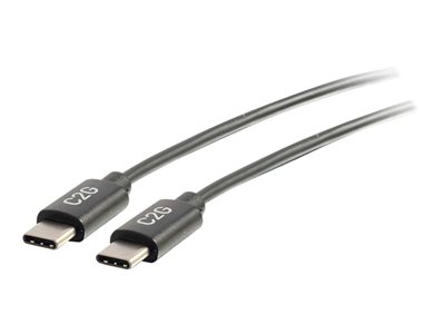 C2G 0.9m (3ft) USB C Cable - USB 2.0 (3A) - M/M USB Type C Cable - Black - USB kabel - USB-C (M) do 88825