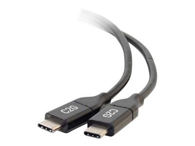 C2G 0.9m (3ft) USB C Cable - USB 2.0 (5A) - M/M USB Type C Cable - Black - USB kabel - USB-C (M) do 88827