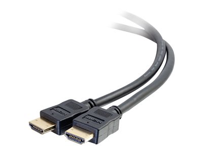 C2G 1.8m (6ft) Premium High Speed HDMI Cable with Ethernet - 4K 60Hz - HDMI kabel - HDMI / audio - 80982 50182
