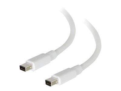 C2G 1m Mini DisplayPort Cable 4K UHD M/M - White - Kabel DisplayPort - Mini DisplayPort (M) do Mini 84410