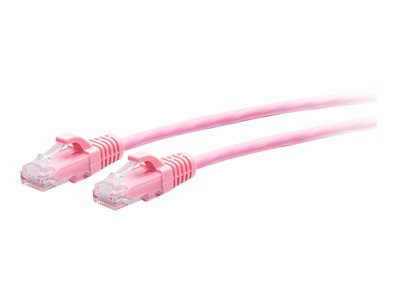 C2G 3ft (0.9m) Cat6a Snagless Unshielded (UTP) Slim Ethernet Network Patch Cable - Pink - Patch kab C2G30196