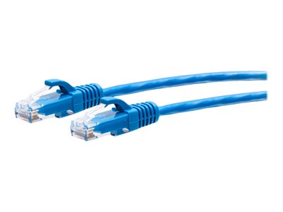 C2G 6ft (1.8m) Cat6a Snagless Unshielded (UTP) Slim Ethernet Network Patch Cable - Blue - Patch kab C2G30130