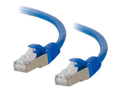 C2G Cat6a Booted Shielded (STP) Network Patch Cable - Patch kabel - RJ-45 (M) do RJ-45 (M) - 1.5 m 89909