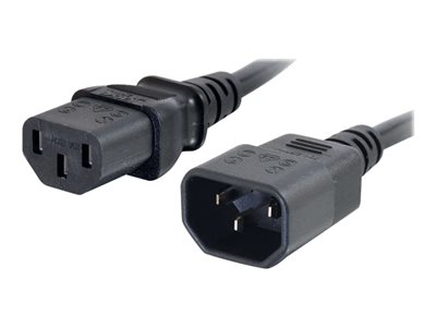 C2G Computer Power Cord Extension - Prodlužovací šňůra - IEC 60320 C13 do IEC 60320 C14 - AC 250 V 88501