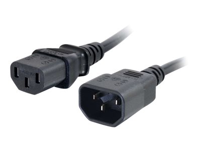 C2G Computer Power Cord Extension - Prodlužovací šňůra - IEC 60320 C13 do IEC 60320 C14 - AC 250 V 88504