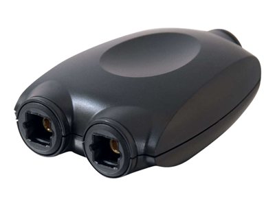 C2G - Digitální audio separátor (optický) - TOSLINK (F) do TOSLINK (F) 80453