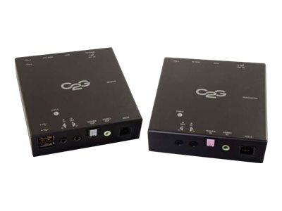 C2G HDBaseT HDMI + USB Over Cat5 Extender - Rozšiřovací jednotka video/audio/infračervená/USB/sério 89510