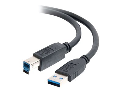 C2G - Kabel USB - USB typ A (M) do USB Type B (M) - USB 3.0 - 2 m - černá 81681