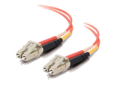 C2G Low-Smoke Zero-Halogen - Patch kabel - multirežim LC (M) do multirežim LC (M) - 10 m - optické 85340