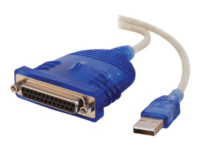 C2G - Paralelní adaptér - USB - IEEE 1284 - modrá 81629
