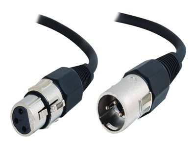 C2G Pro-Audio - Audio kabel - XLR3 (M) do XLR3 (F) - 7 m - stíněná kroucená dvoulinka (S/FTP) 80381