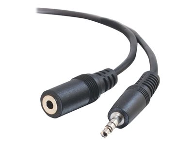 C2G - Prodlužovací šňůra audio - stereo mini jack (M) do stereo mini jack (F) - 5 m - odstíněný - l 80094