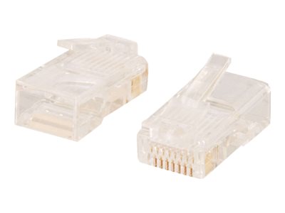 C2G RJ45 Cat5E Modular Plug for Round Stranded Cable - Síťový konektor - RJ-45 (M) - CAT 5e (balení 88123