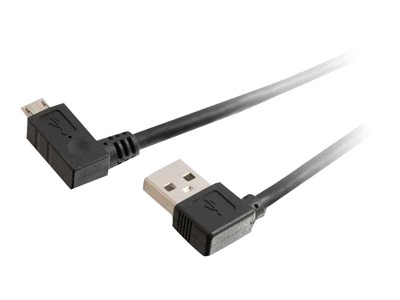 C2G USB 2.0 A Right Angle to Micro-USB B Right Angle Cable - Kabel USB - Micro USB typ B (M) do USB 81705