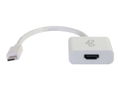 C2G USB 3.1 USB C to HDMI Audio/Video Adapter - USB Type C to HDMI White - Externí video adaptér - 80516