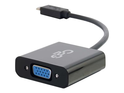C2G USB 3.1 USB Type C to VGA Adapter - USB C to VGA Black - Externí video adaptér - USB 3.1 - D-Su 88843