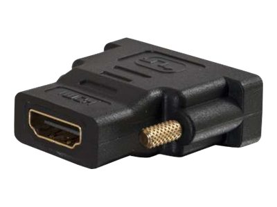 C2G Velocity Inline Adapter - Video adaptér - HDMI / DVI - DVI-D (M) do HDMI (F) - černá 80347