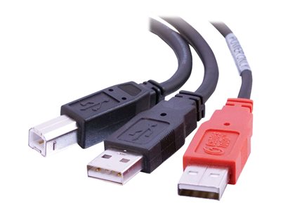 C2G "Y" Cable - Kabel USB - USB typ B (M) do USB, USB (pouze napájení) (M) - USB 2.0 - lisovaný 81578