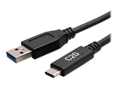 C2G28876, 1.5ft USB 3.0 USB-C TO USB-A M/M BLK