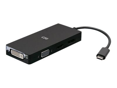 C2G54454, USB-C Multiport Adapter HDMIDVIVGADP
