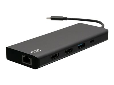C2G54488, USB-C 9in1 Dual Display Docking Station