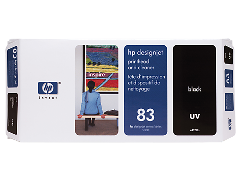 C4960A HP No 83 UV Black Printhead and Cleaner