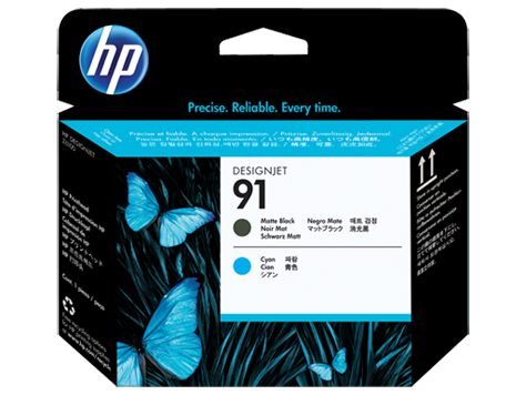 C9460A HP 91 Matte Black & Cyan Printhead DG Z6100